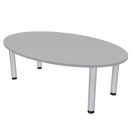 Skutchi Designs 33.5 in W, 69.5 in L, 29 in H, Engineered Wood Top, Grey HAR-OVL-34X70-PT-01